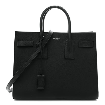 Saint Laurent Grained Calfskin Small Sac De Jour Black 1 of 21
