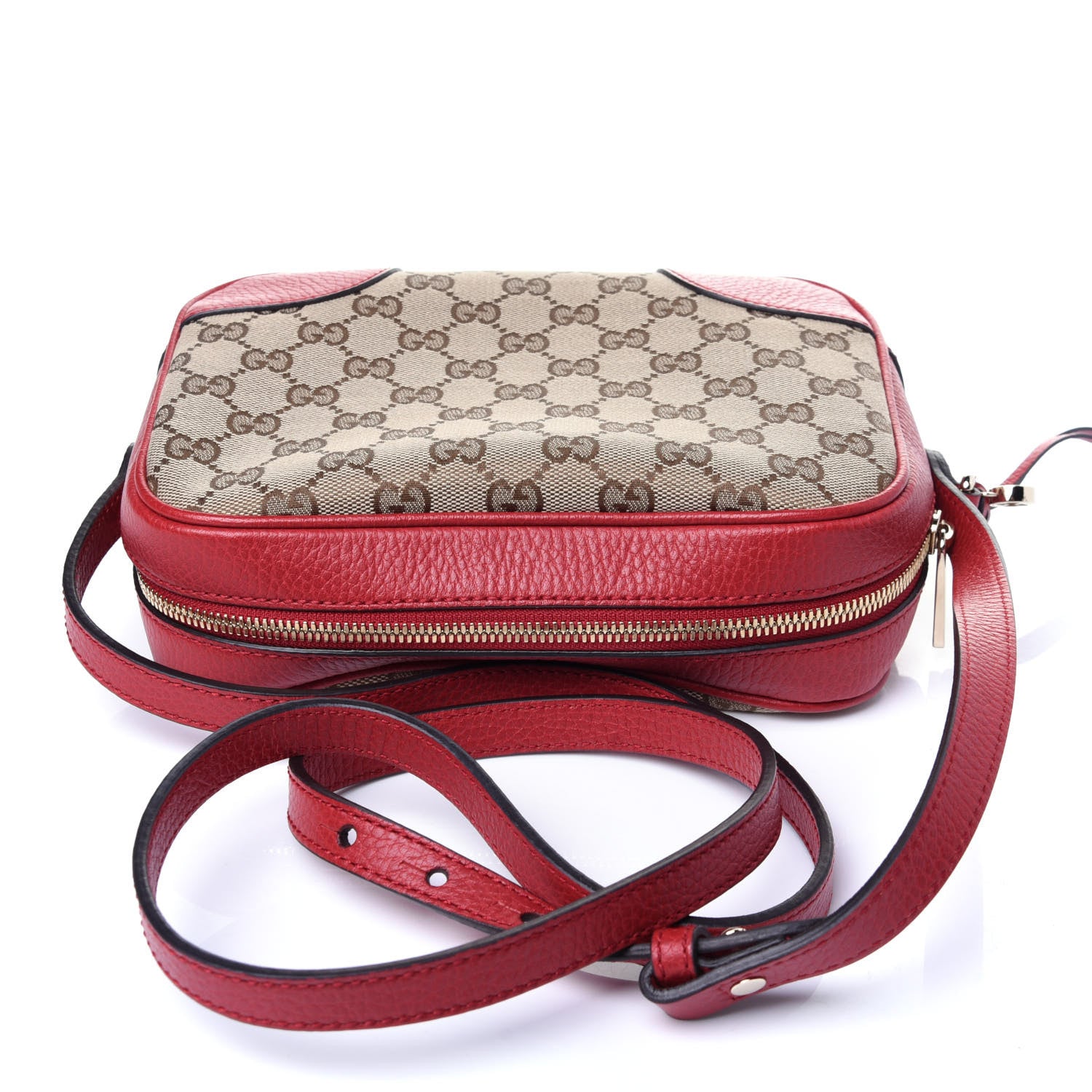 Gucci Monogram Mini Bree Messenger Bag Red 10 of 10