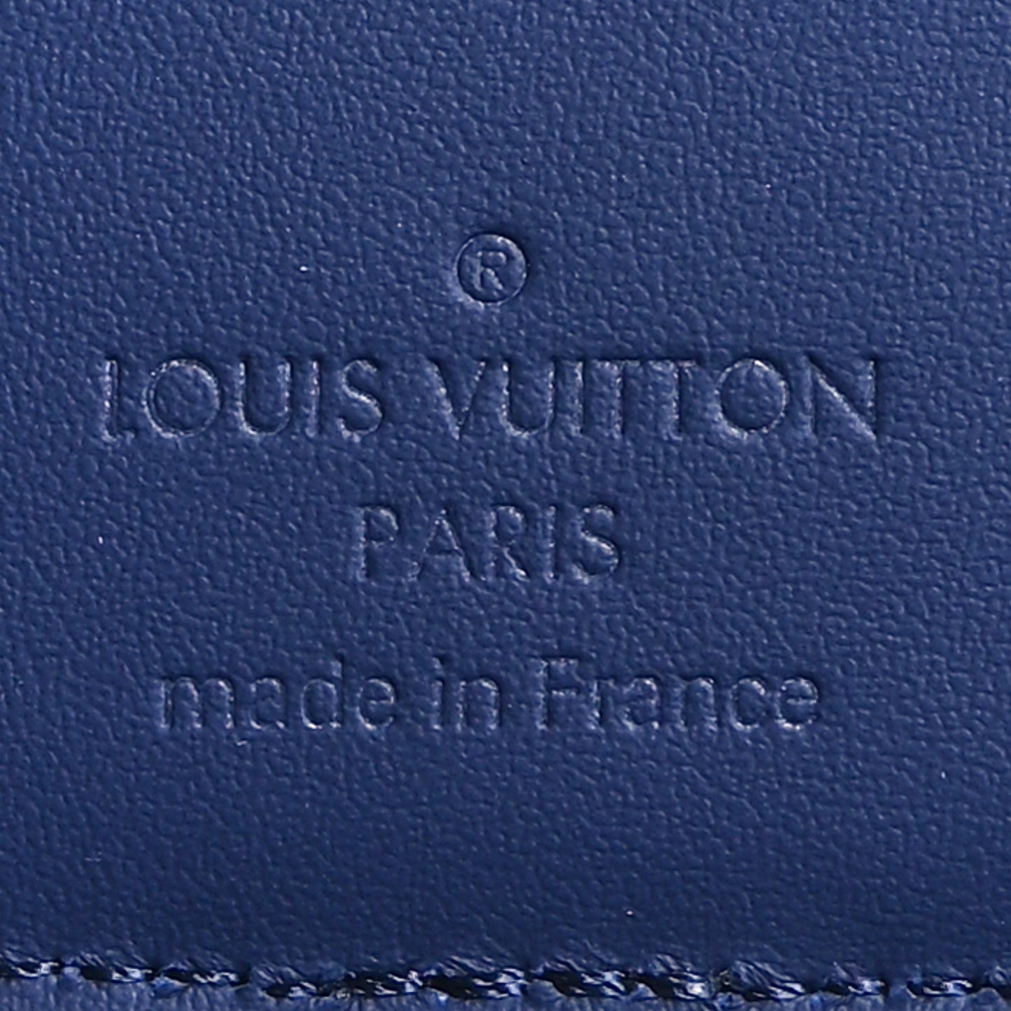 Taurillon Monogram Pocket Organizer Blue
