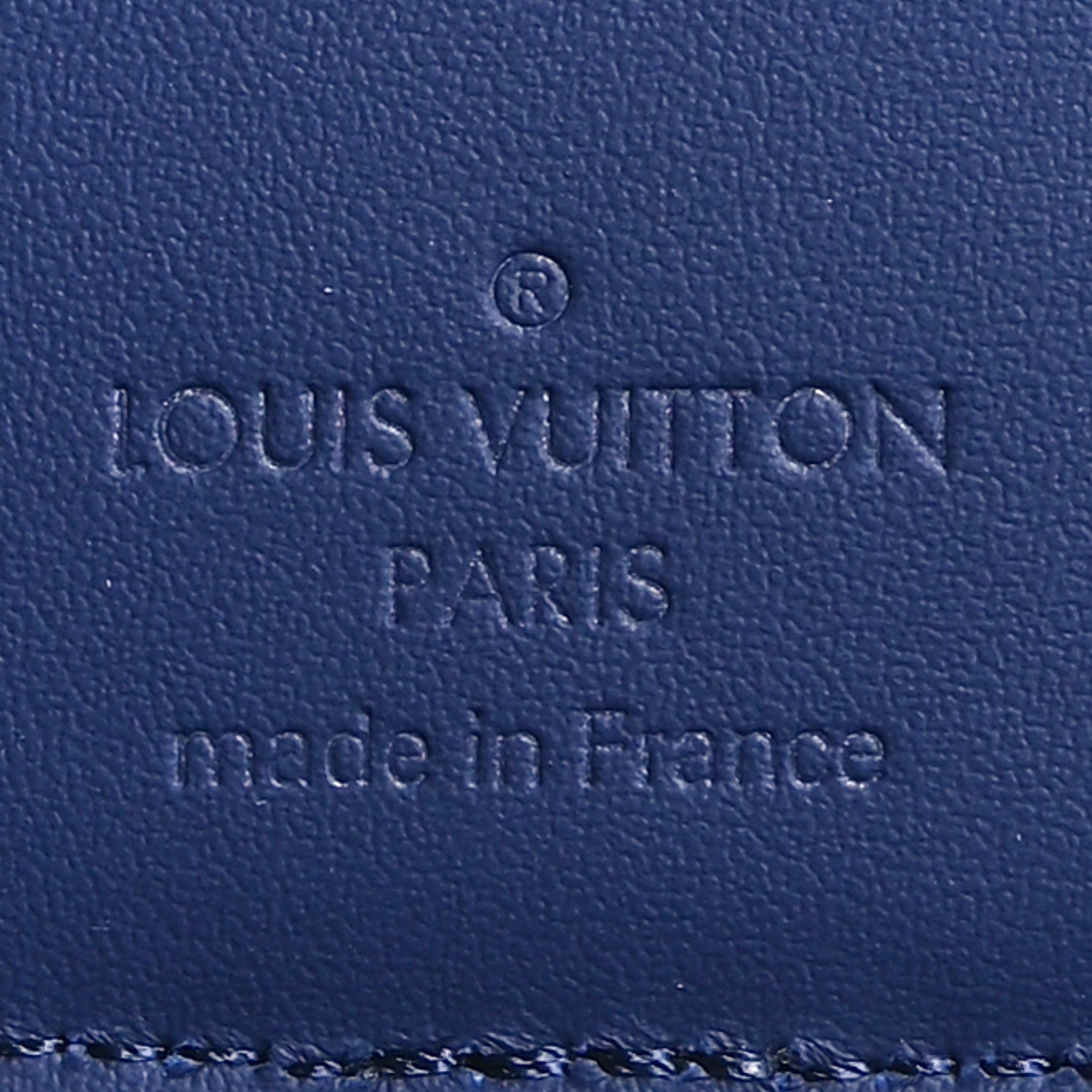 Louis Vuitton Taurillon Monogram Pocket Organizer Blue 6 of 7