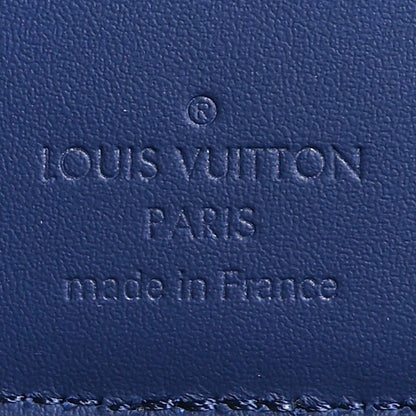 Louis Vuitton Taurillon Monogram Pocket Organizer Blue 6 of 7