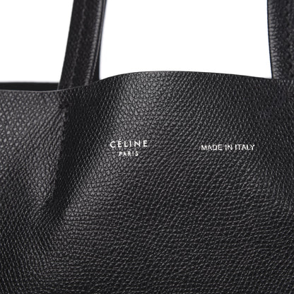 Celine Grained Calfskin Small Vertical Cabas Black 8 of 8