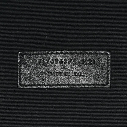 Saint Laurent Calfskin Wicker Small Bahia Bucket Bag Black 7 of 10