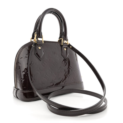 Louis Vuitton Vernis Alma BB Amarante 3 of 11