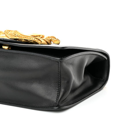Prada City Calf Saffiano Animalier Cahier Bag Black 8 of 11