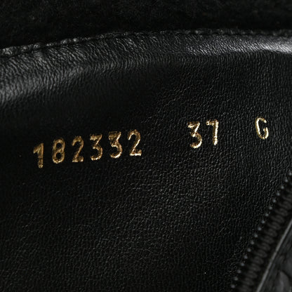 Gucci Guccissima Signature High Boots 37 Black 7 of 7