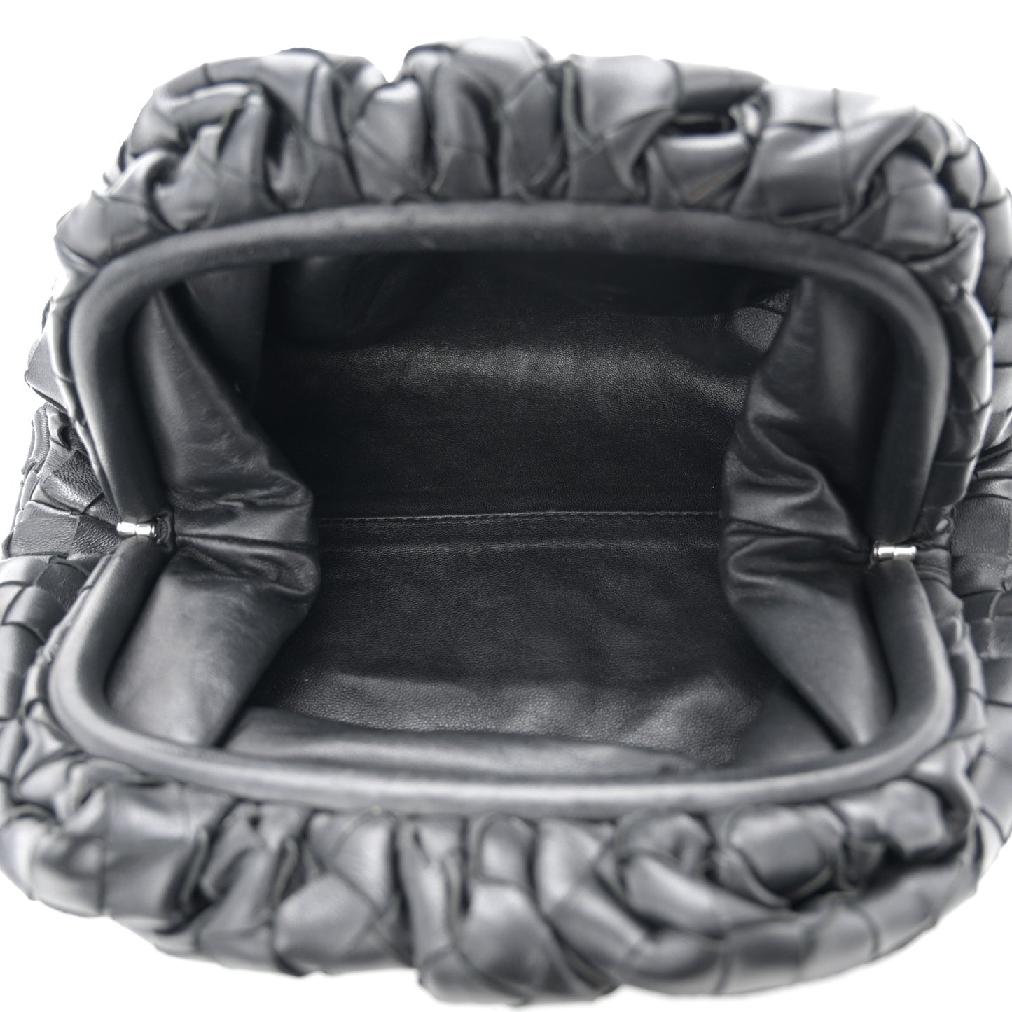 Nappa Intrecciato Teen Pouch Black