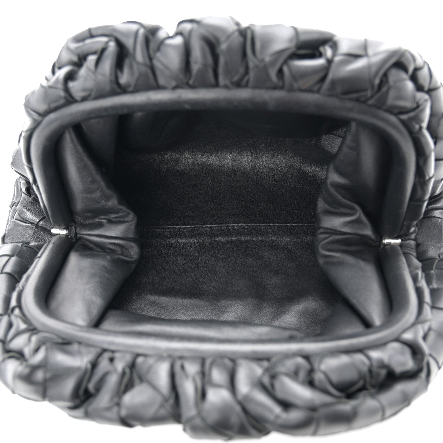 Bottega Veneta Nappa Intrecciato Teen Pouch Black 5 of 10