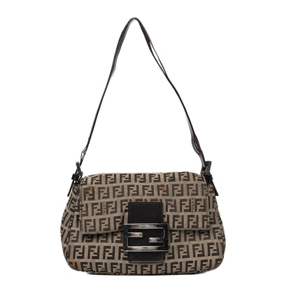 Fendi Zucchino Mini Mama Baguette Tobacco 1 of 18