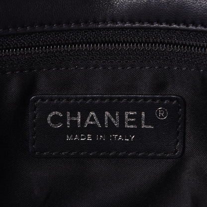 Chanel Lambskin Quilted Maxi Chanel 3 Flap Black 5 of 6