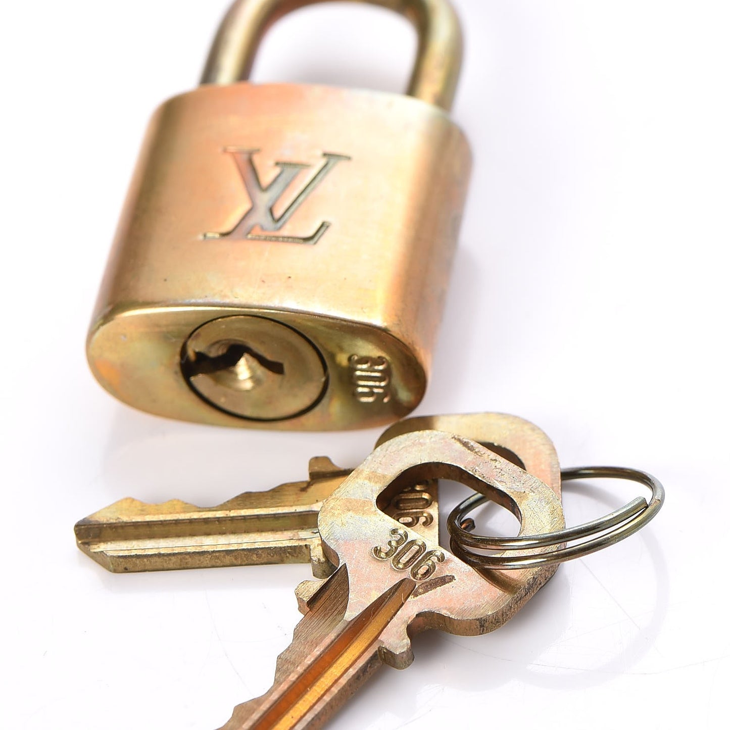 Brass Lock and Key Set #306