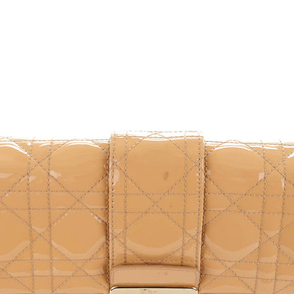 Christian Dior Patent Cannage New Lock Pouch Beige 5 of 8