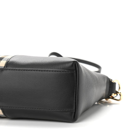 Burberry Horseferry Check Small Chichester Crossbody Clutch Bag Black 10 of 10