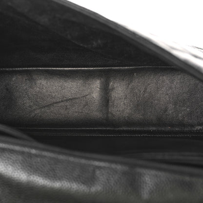 Chanel Caviar Quilted Jumbo Single Flap Black 5 of 11