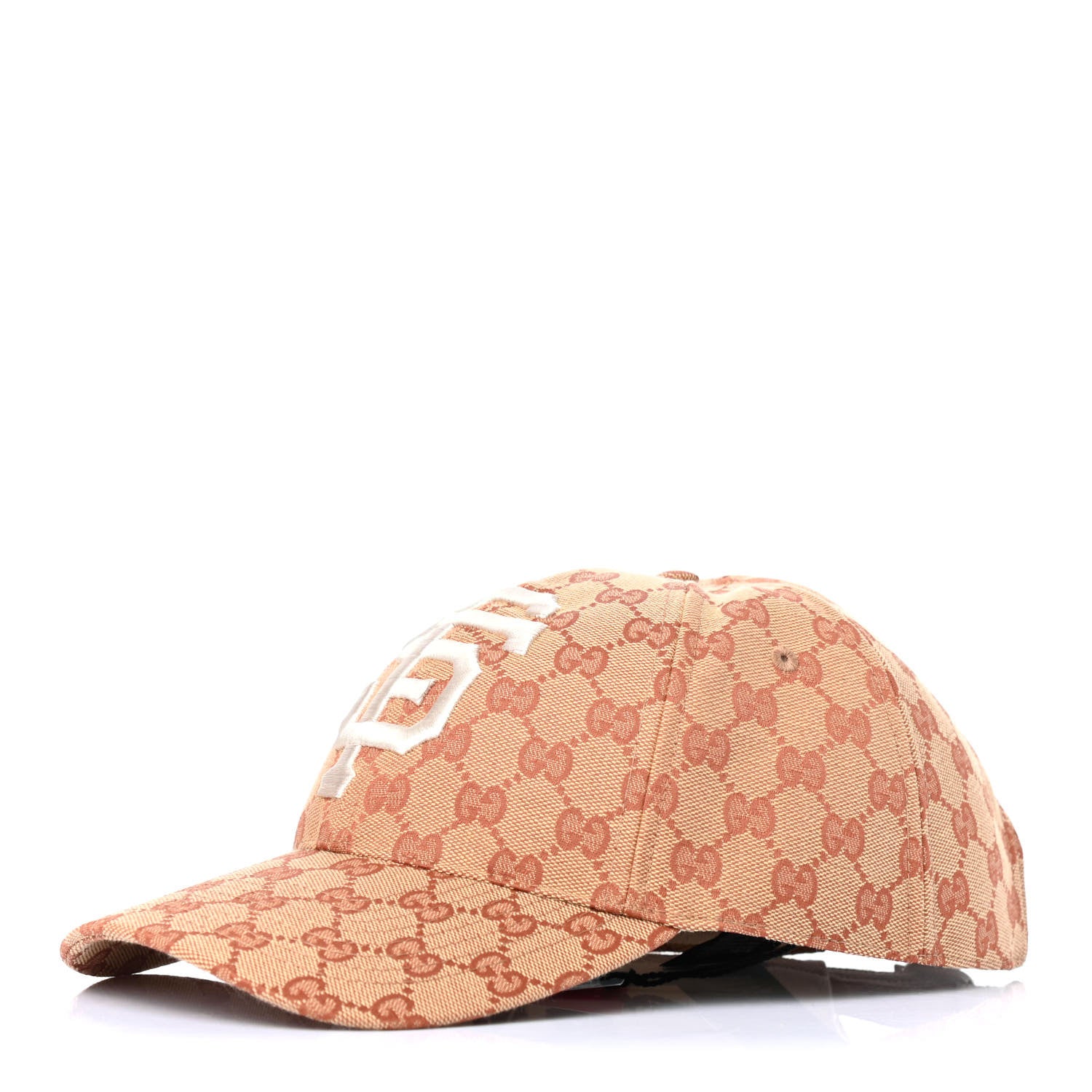 Gucci X MLB Monogram SF Giants Baseball Hat 57-61 Beige Ruggine 1 of 4