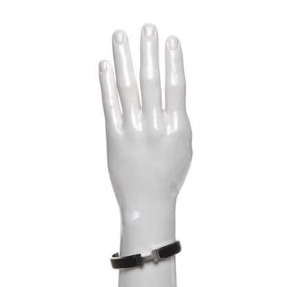 Hermes Matte Enamel Narrow Clic Clac HH Bracelet GM Black 2 of 5