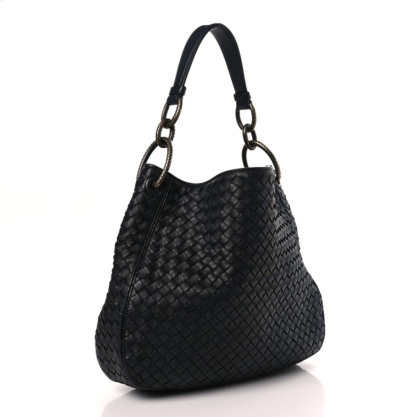 Nappa Intrecciato Small Loop Light Tourmaline