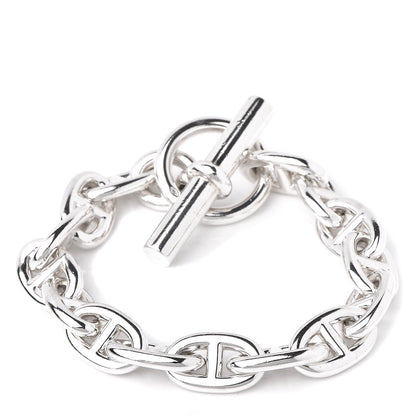 Hermes Sterling Silver Small Chaine D'Ancre Bracelet 3 of 5