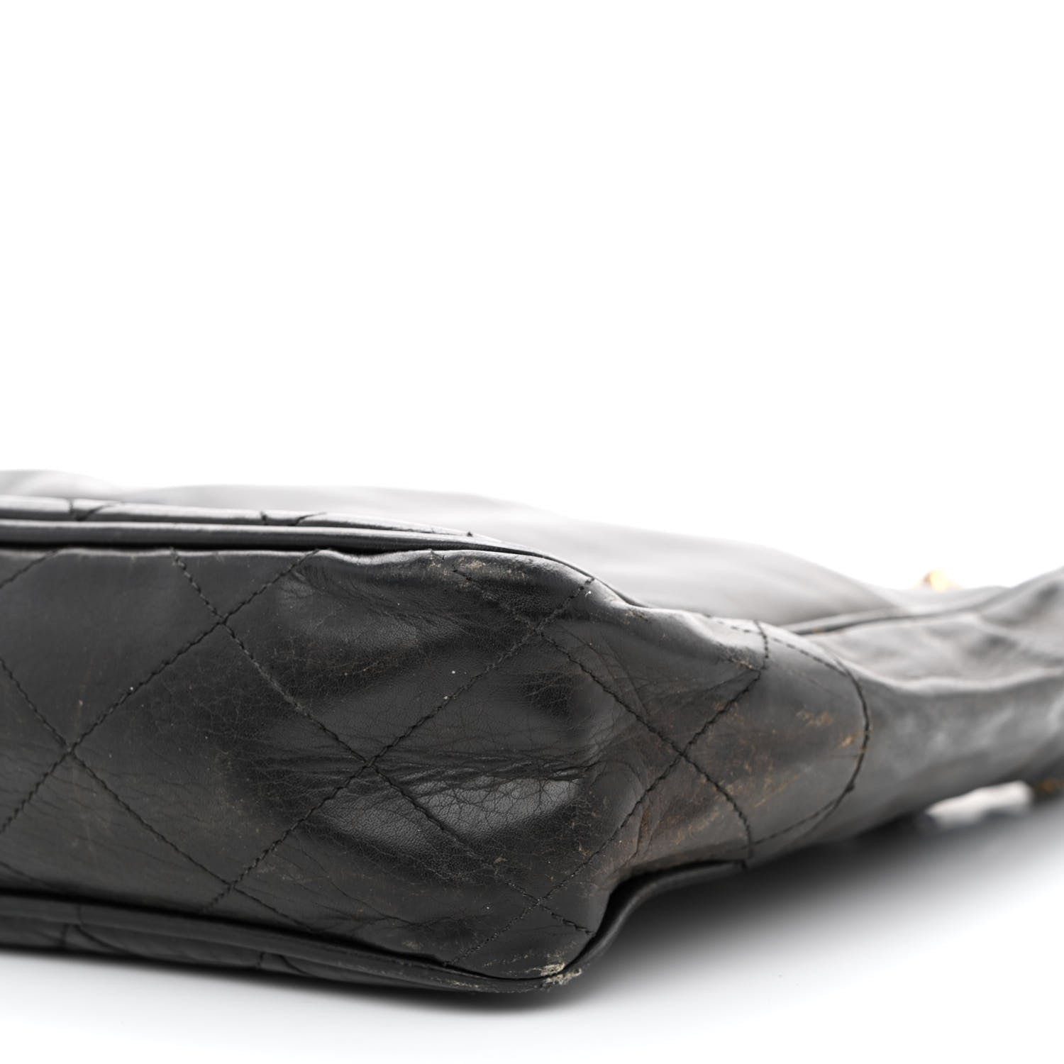 Chanel Lambskin Quilted Shoulder Bag Black 10 of 20