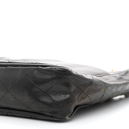 Chanel Lambskin Quilted Shoulder Bag Black 10 of 20