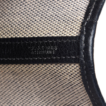 Hermes Buffle Skipper Toile Garden Party 36 MM Tote Black 8 of 10