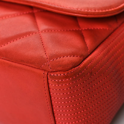 Chanel Lambskin Large Coco Rider Flap Coral 11 of 14