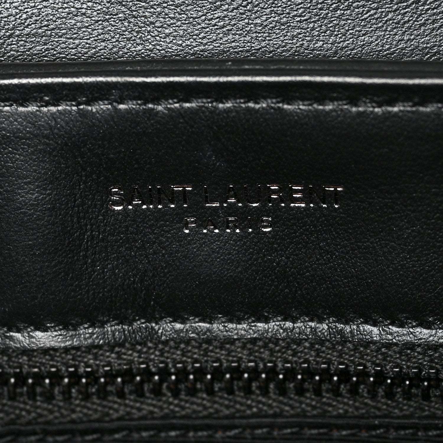 Saint Laurent Calfskin Y Quilted Monogram Toy Loulou Crossbody Bag Black 7 of 12