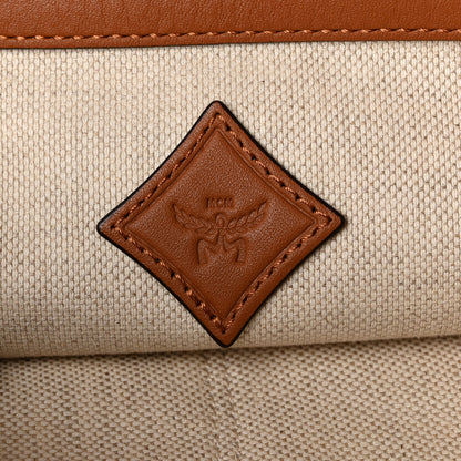 MCM Lauretos Calfskin Medium Himmel Drawstring Backpack Cognac 6 of 10
