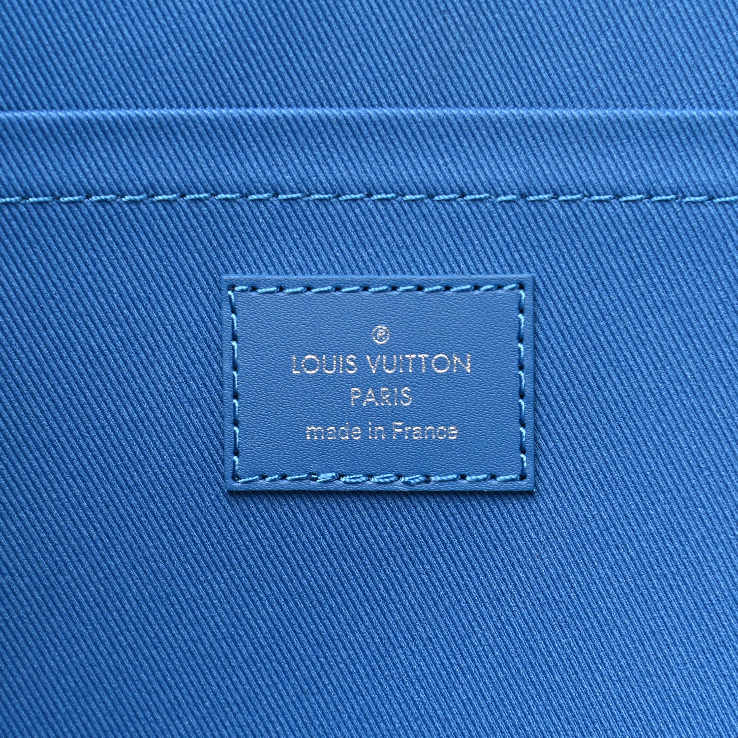 Louis Vuitton Damier Graphite Pochette Jour GM Bleu 6 of 9