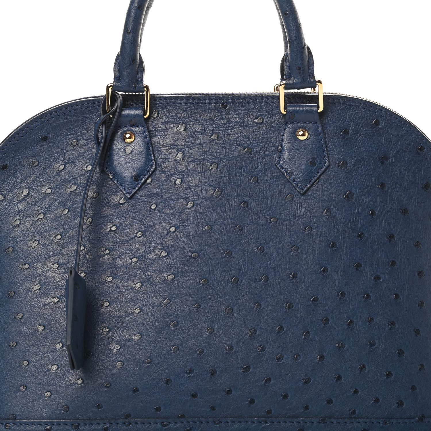 Louis Vuitton Ostrich Alma PM Indigo 8 of 10