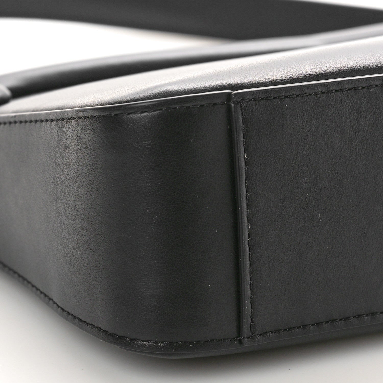Mansur Gavriel MANSUR GAVRIEL Smooth Calfskin Mini M Frame Bag Black 8 of 9