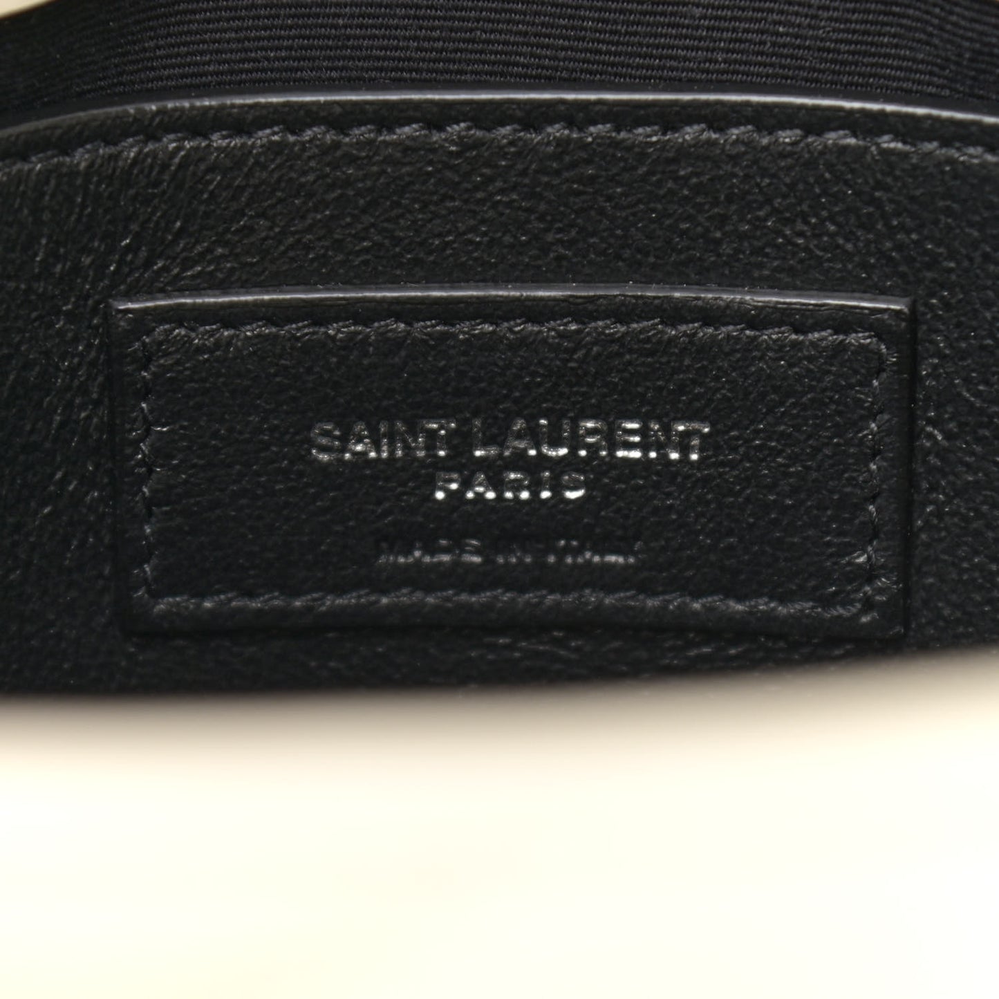 Calfskin Y Quilted Monogram Small Loulou Chain Satchel Ivory