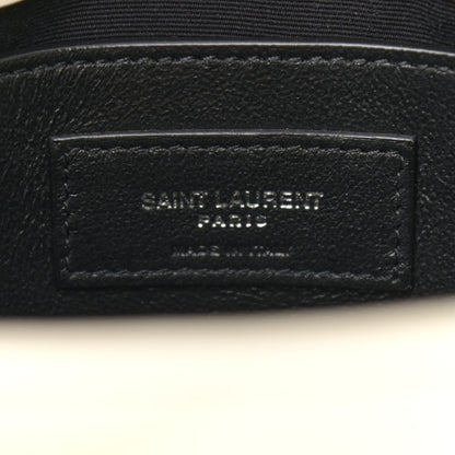 Saint Laurent Calfskin Y Quilted Monogram Small Loulou Chain Satchel Ivory 7 of 11