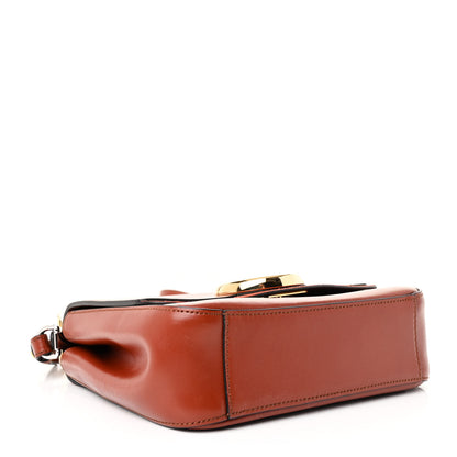 Chloe Calfskin Small Square C Double Carry Sepia Brown 4 of 10