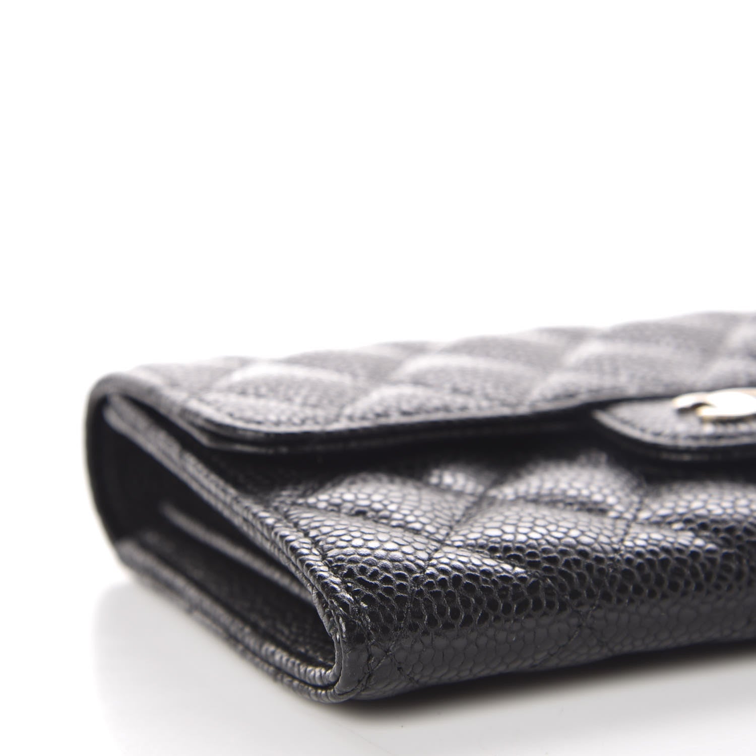 Chanel Caviar Quilted Medium Flap Wallet Black 9 of 11