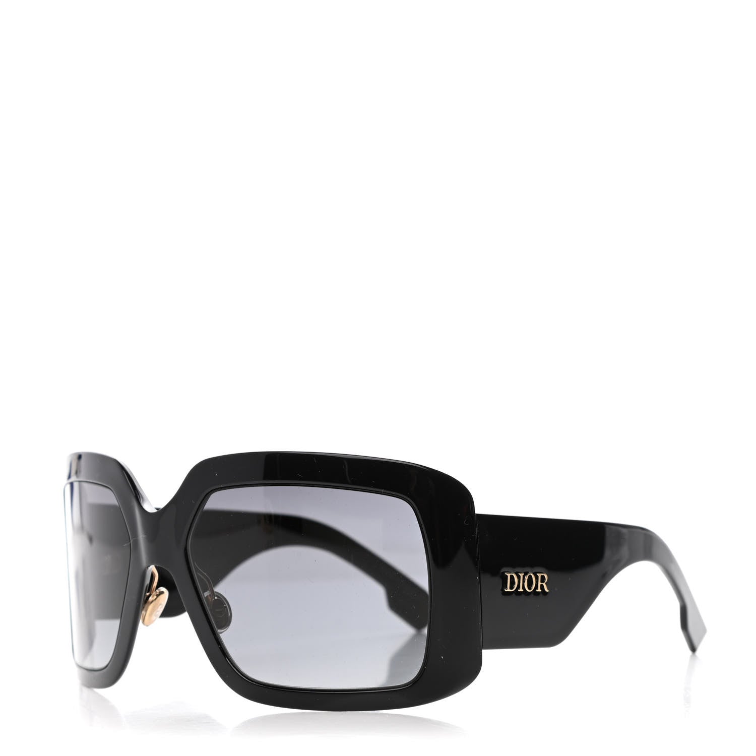 Christian Dior Acetate DiorSo Light 2 Shield Sunglasses Black 1 of 6