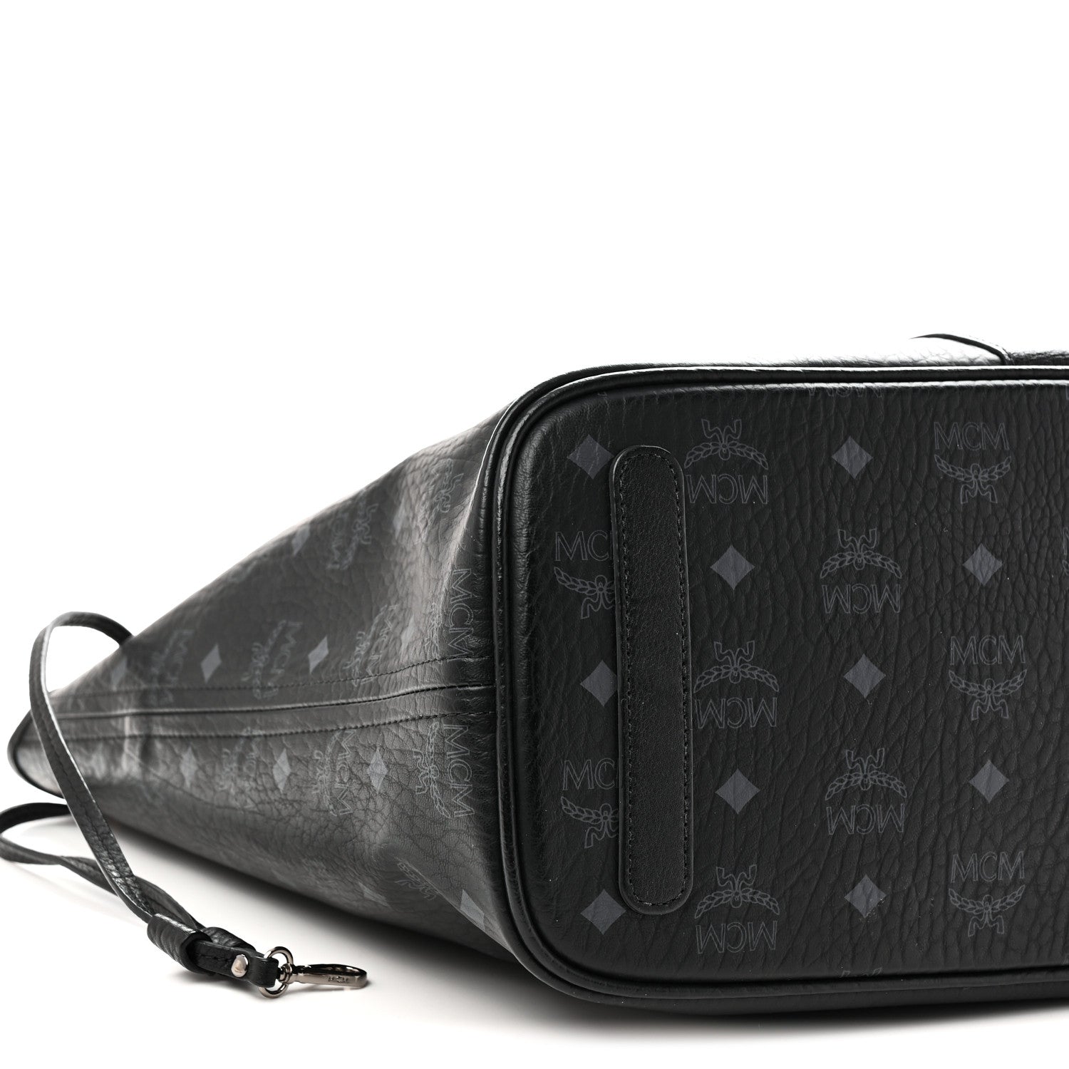 MCM Visetos Medium Liz Reversible Shopper Tote Black 11 of 14