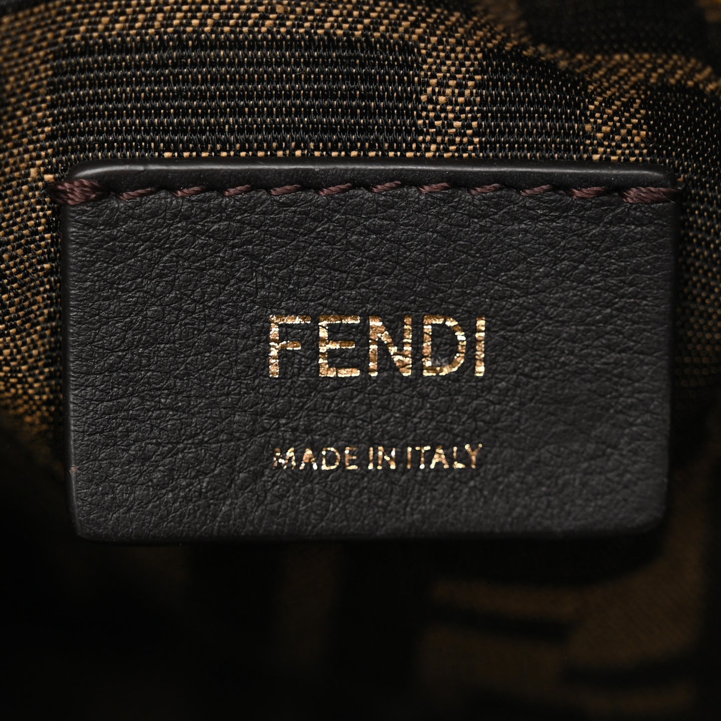 Crochet Vitello King F is Fendi Logo Woven Mini Mon Tresor Bucket Bag Mimosa Cyber Blue