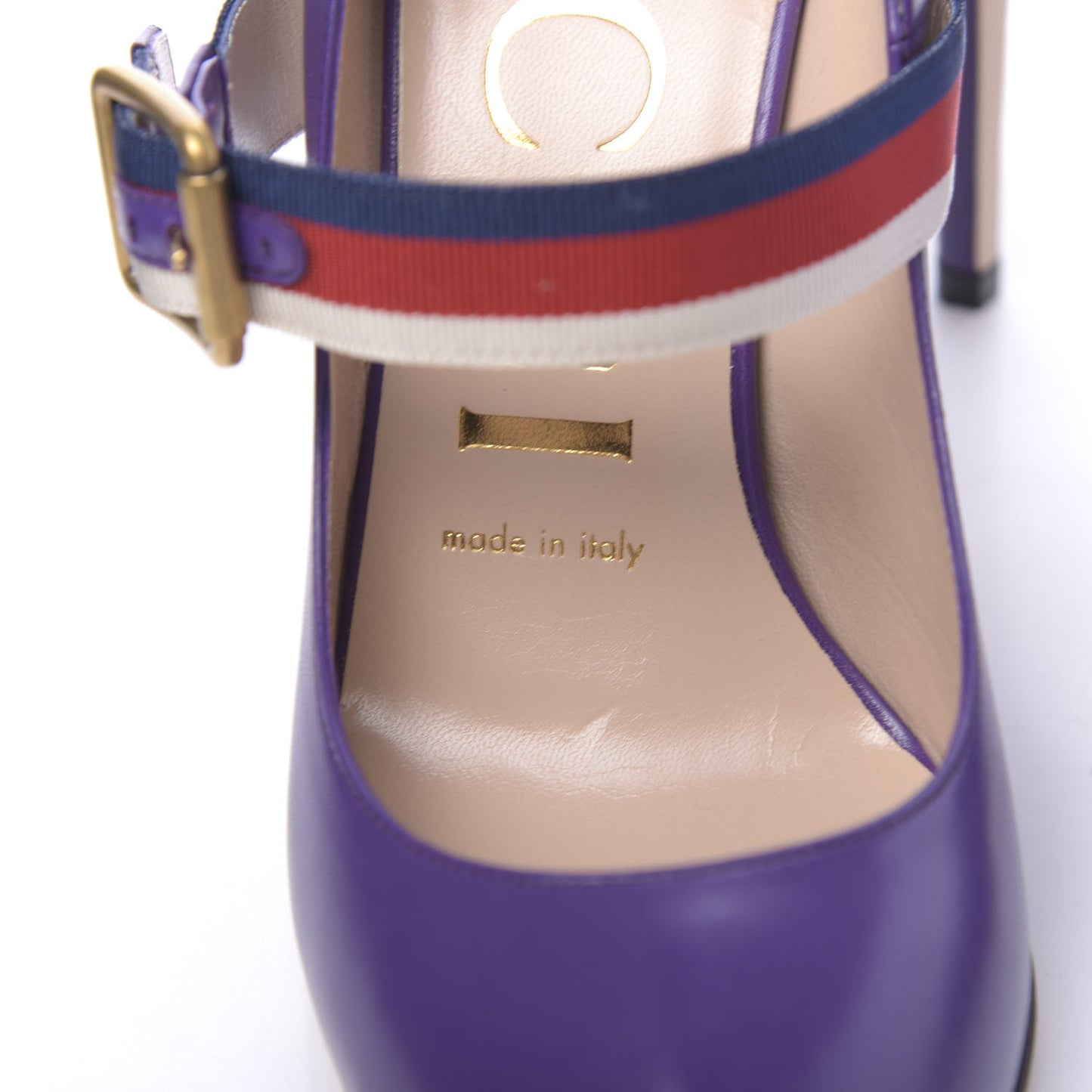 Malaga Kid Sylvie High Heel Pumps 36.5 Shine Purple