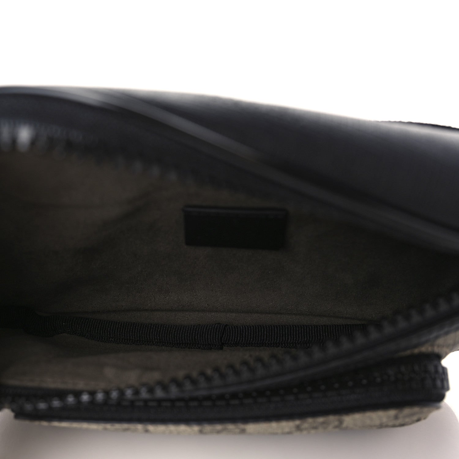 Gucci GG Supreme Monogram Belt Bag Black 5 of 9