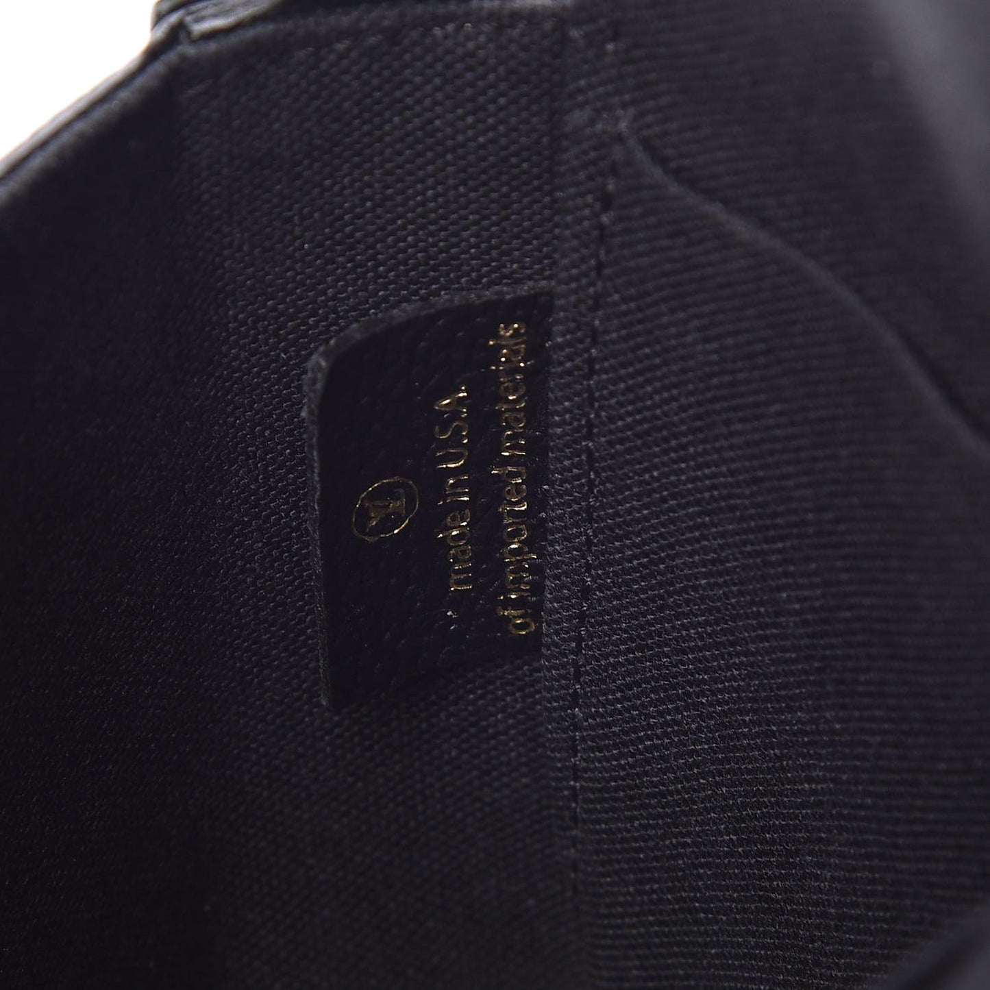 Empreinte Pochette Felicie Chain Wallet Black