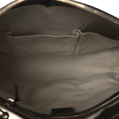 Gucci Monogram Web Mayfair Top Handle Satchel Dark Brown 5 of 10