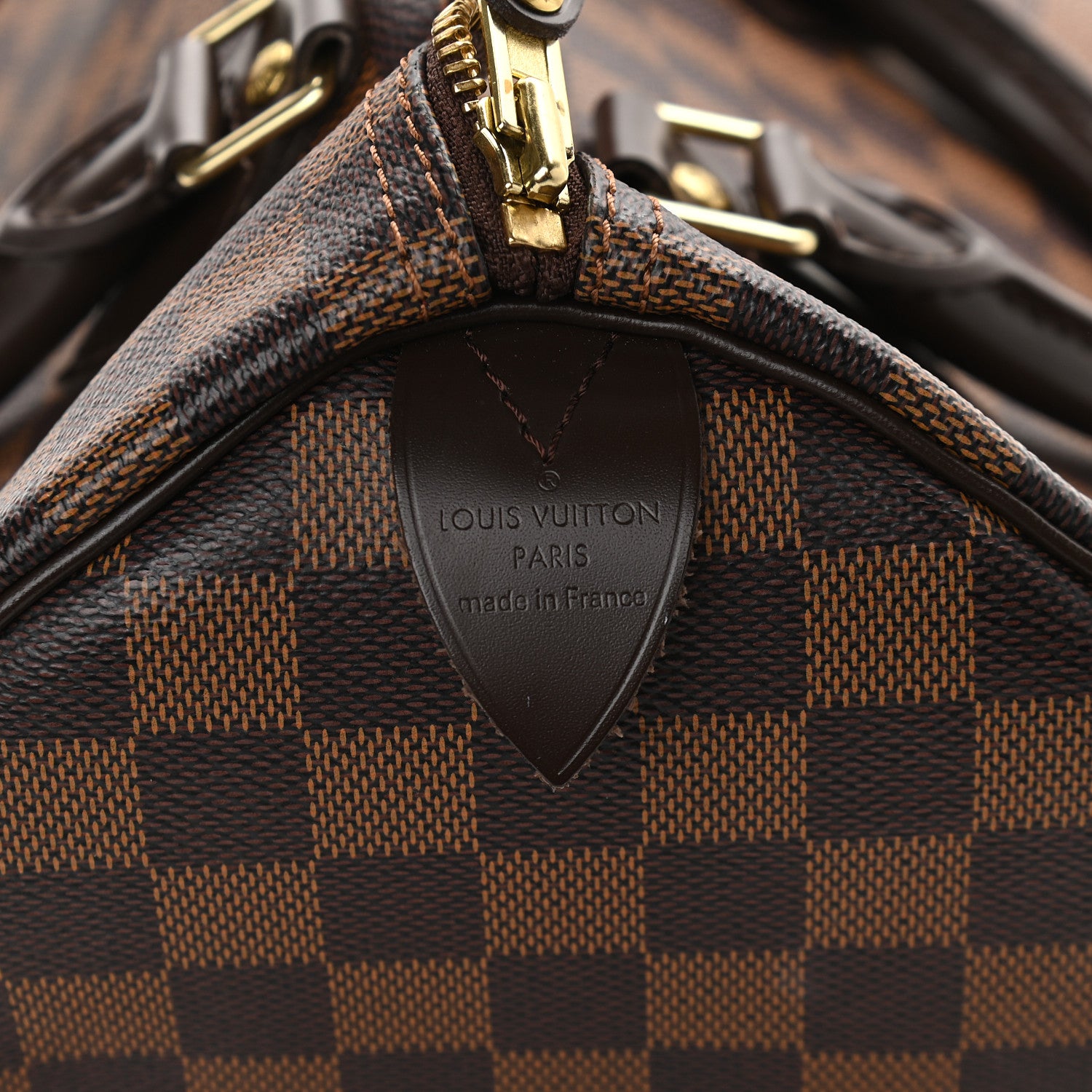 Louis Vuitton Damier Ebene Speedy 30 7 of 9