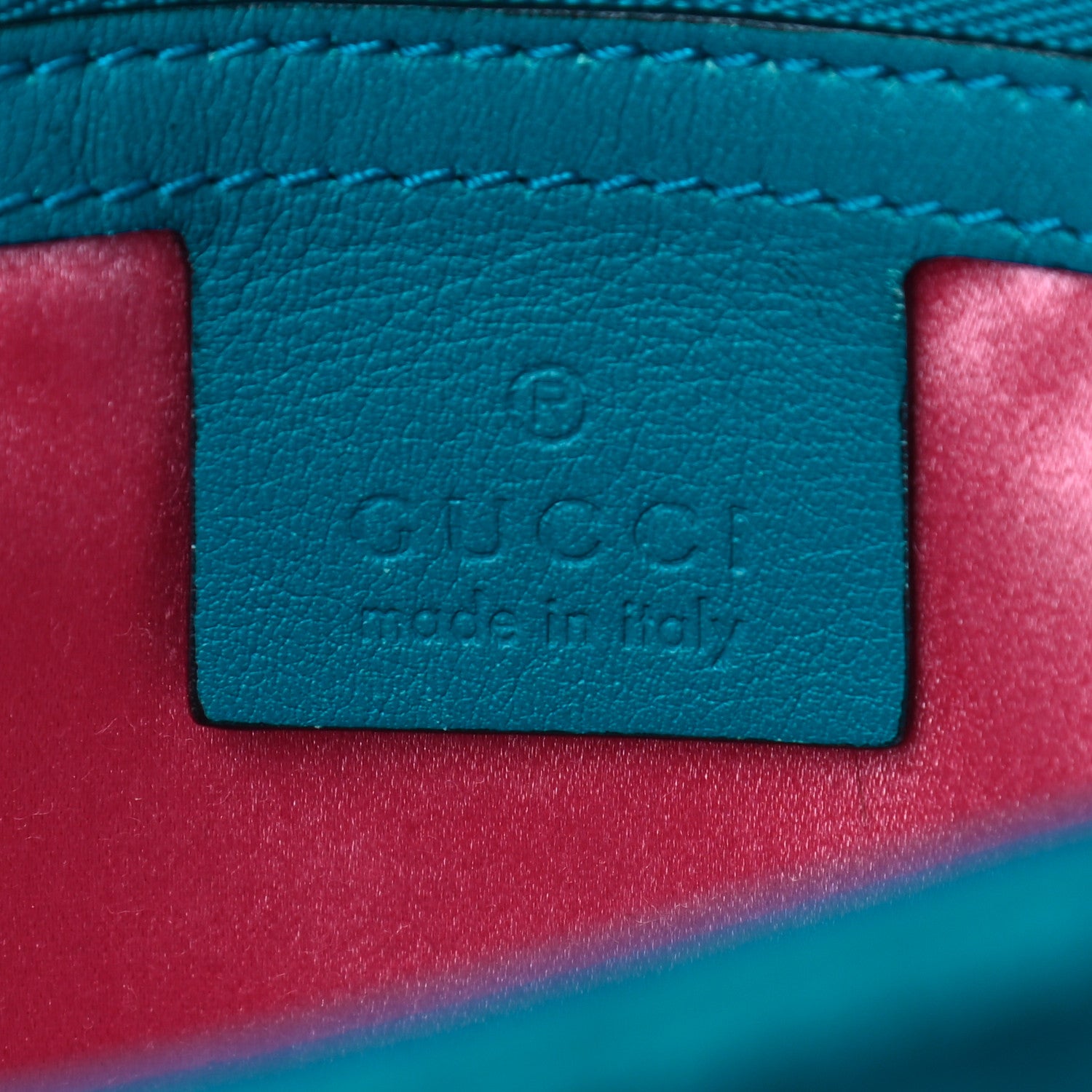Gucci Velvet Matelasse Small GG Marmont Shoulder Bag Pavone Cyan 6 of 11