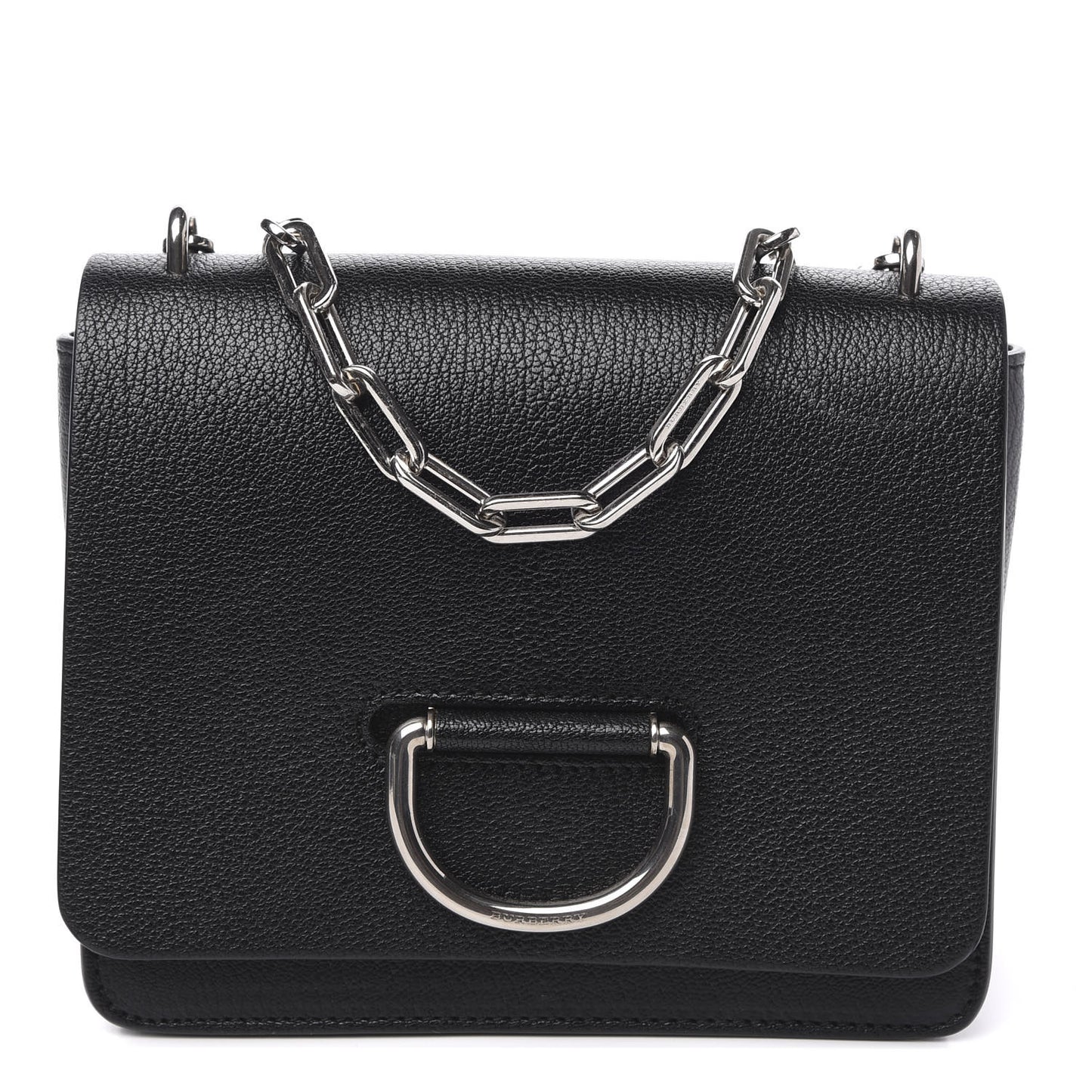 Goatskin Small D-Ring Bag Black
