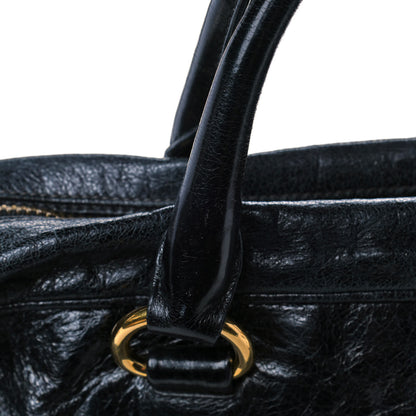 Prada Vitello Shine Bauletto Black 13 of 13