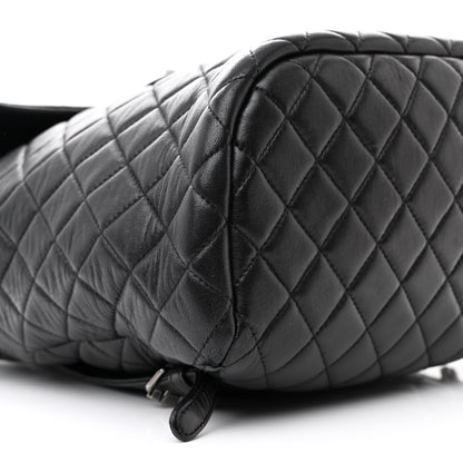 Chanel Lambskin Quilted Large Urban Spirit Backpack Black 9 of 10