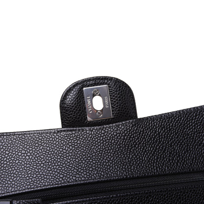 Chanel Caviar Quilted Small Double Flap Black 11 of 13