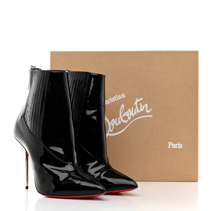 Christian Louboutin Patent Epic 100 Ankle Boots 40 Black 8 of 8