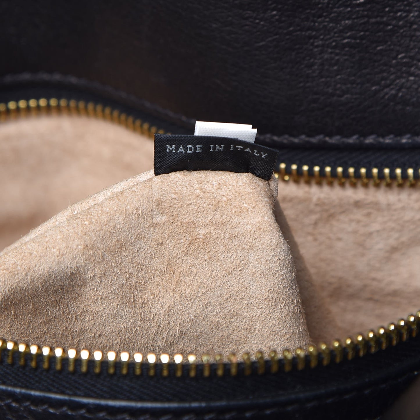 Cervo Deerskin Dome Satchel Black